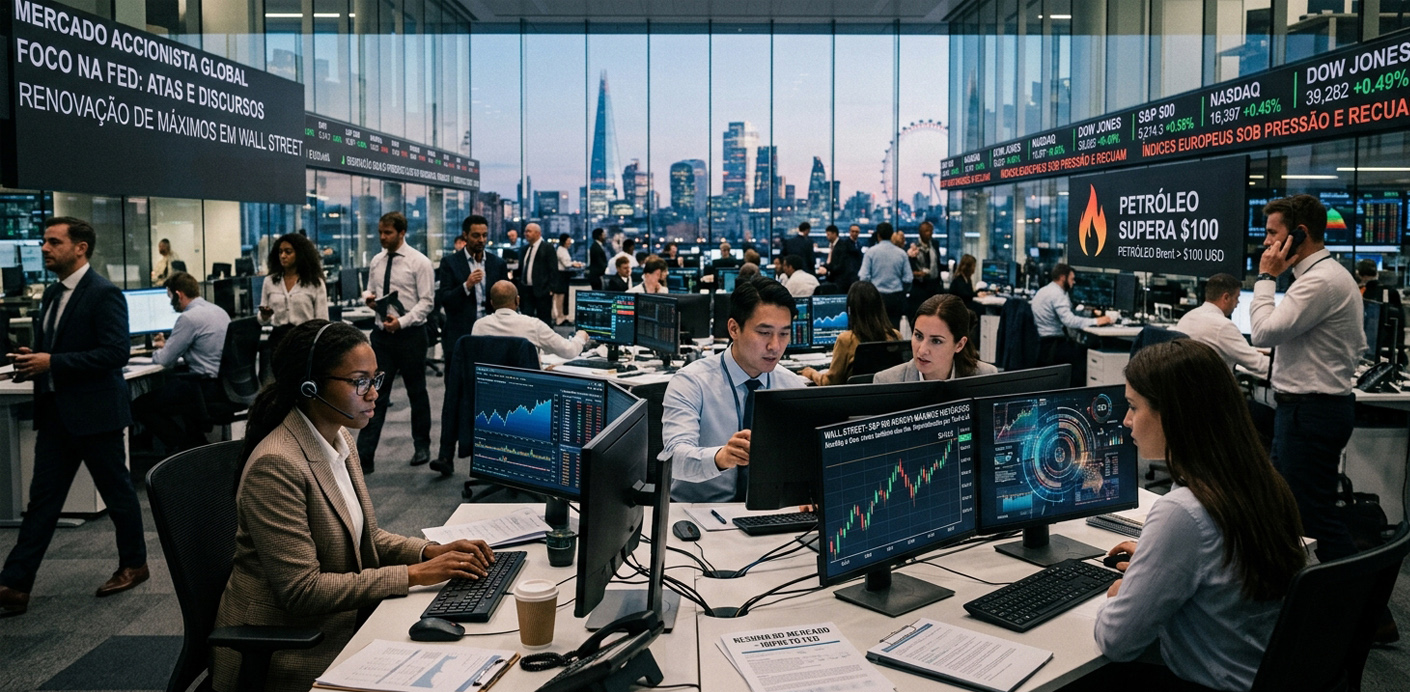 Café da Manhã Actas da Fed em foco